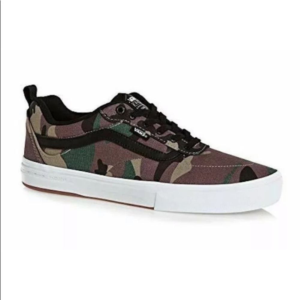 Vans Kyle walker camo sneaker shoes black white